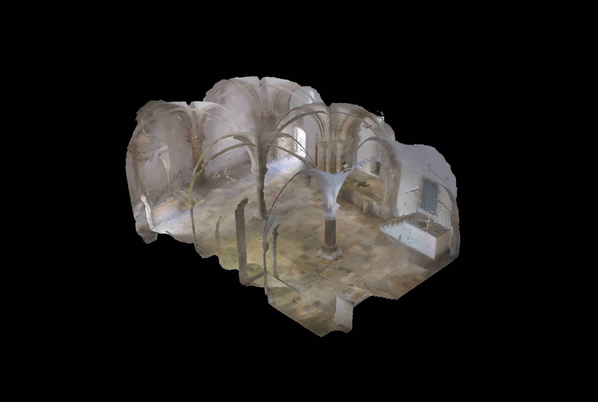 El Cenáculo de Jerusalén, recreado en 3D 3