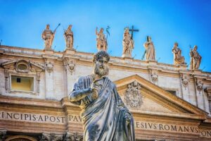 San Pedro fija su sede en Roma como cabeza de la Iglesia - año 42 o 44 2