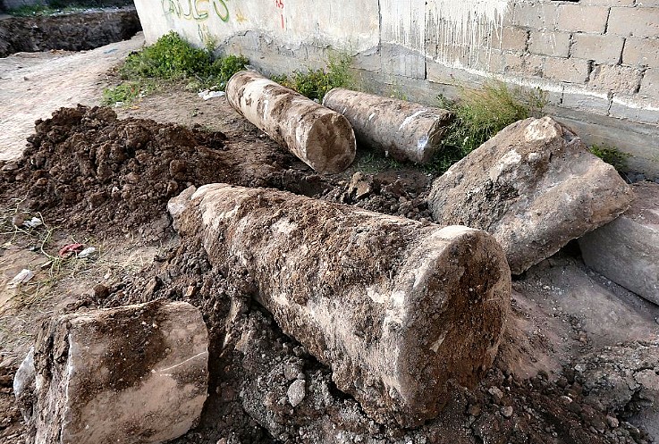 Objetivo: salvar los restos de una iglesia bizantina hallados en Gaza al acondicionar una plaza - Primeros Cristianos