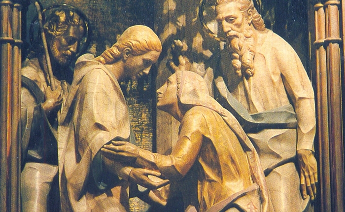 La Visitación de la Virgen María a Santa Isabel