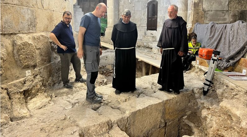 Excavaciones en el Santo Sepulcro