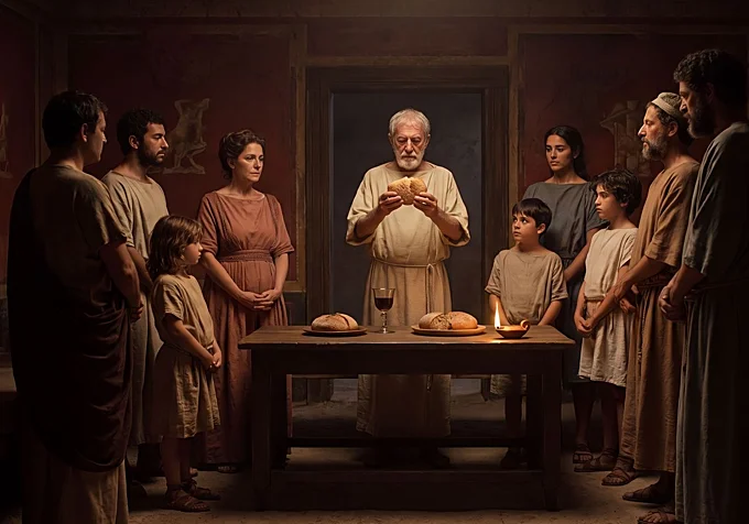 recreacion de una Eucaristía doméstica en la Hispalis de los primeros siglos