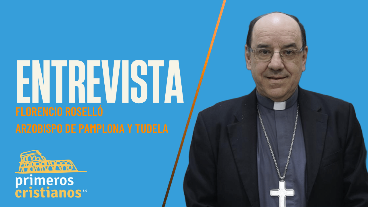 Florencio Rosell&oacute;, arzobispo de Pamplona y Tudela, en la sede del Arzobispado